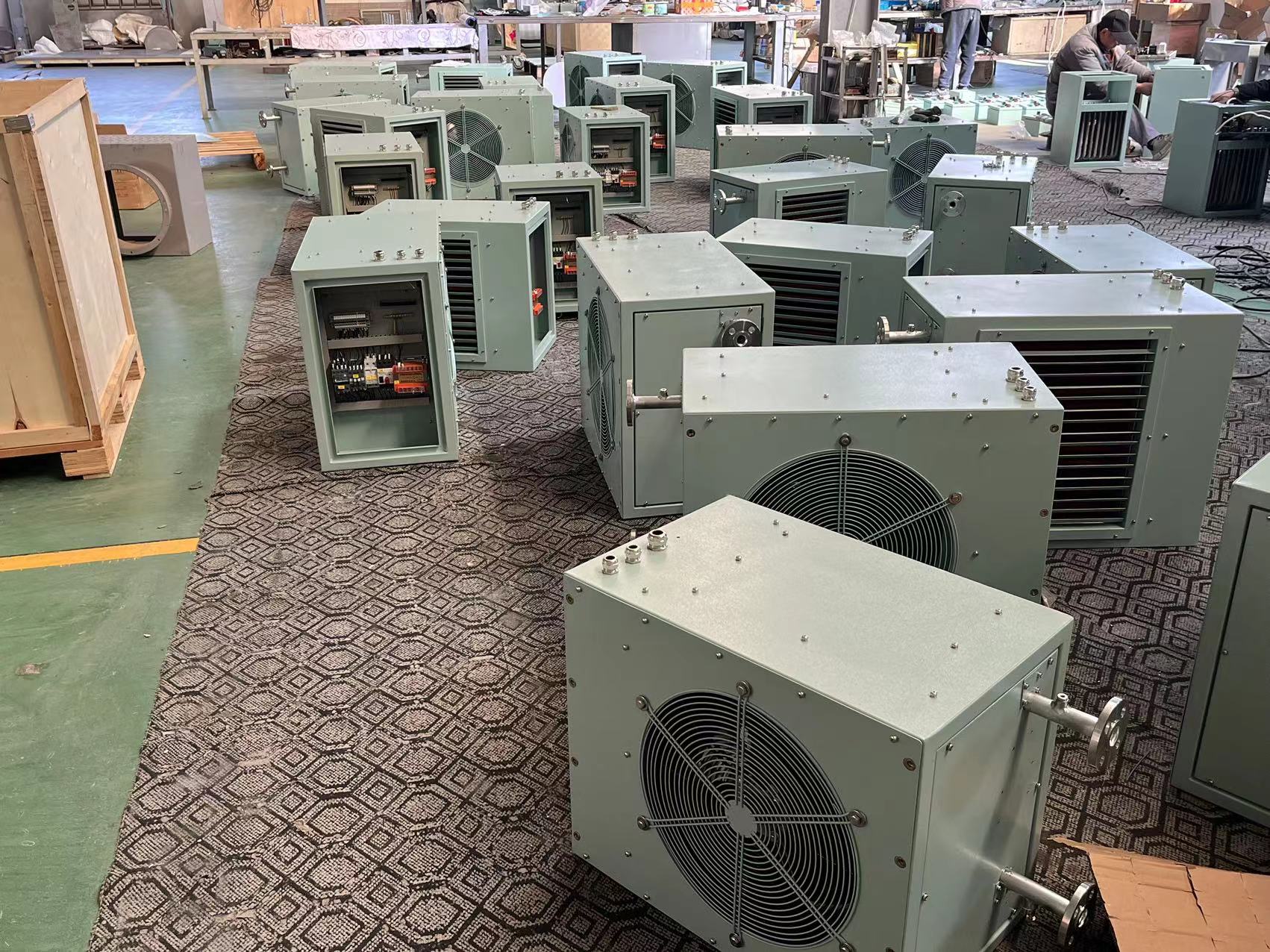 公司喜接三百余臺(tái)船用暖風(fēng)機(jī)大單